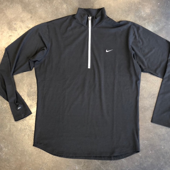 Nike Other - Nike Dri fit XL black 3/4 zip pullover NWOT